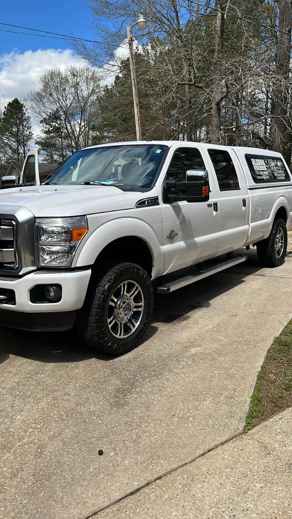 Ford Super Duty truck detailing